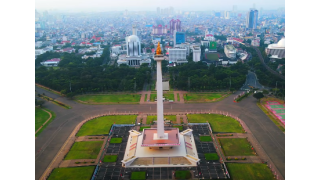 Jakarta, Indonesia - Flycam thành phố 4k